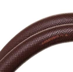 Pre Owned حقيبة كوتش بوروغ جلد بني