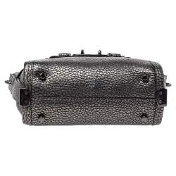 Coach Metallic Leather Swagger Mini Crossbody Bag
