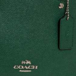 Pre Owned Coach Green Leather Mini Sierra Satchel