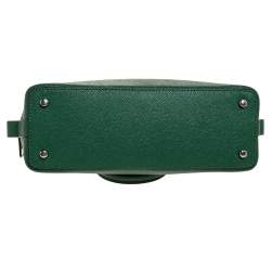 Pre Owned Coach Green Leather Mini Sierra Satchel