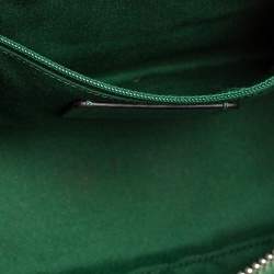 Pre Owned Coach Green Leather Mini Sierra Satchel