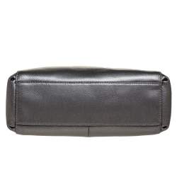 Coach Metallic Silver Leather Mini Christie Carryall Satchel