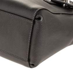 Coach Metallic Silver Leather Mini Christie Carryall Satchel