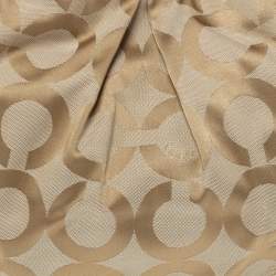 Pre Owned Coach Beige Canvas and Leather Op Art Parker Hobo