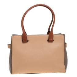 Coach Beige/Grey Leather Swagger 33 Tote
