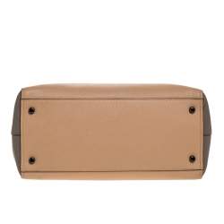 Coach Beige/Grey Leather Swagger 33 Tote