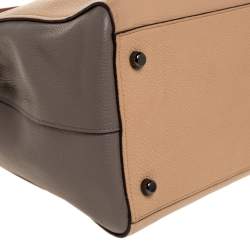 Coach Beige/Grey Leather Swagger 33 Tote