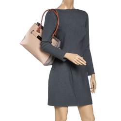 Coach Beige/Grey Leather Swagger 33 Tote