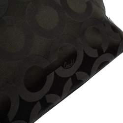 مملوكة مسبقًا حقيبة كتق كوتش "اليكسيس كاريال" جلد و كانفاس أوب أرت أسود 