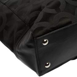 مملوكة مسبقًا حقيبة كتق كوتش "اليكسيس كاريال" جلد و كانفاس أوب أرت أسود 