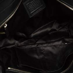 مملوكة مسبقًا حقيبة كتق كوتش "اليكسيس كاريال" جلد و كانفاس أوب أرت أسود 