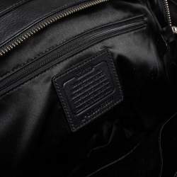 مملوكة مسبقًا حقيبة كتق كوتش "اليكسيس كاريال" جلد و كانفاس أوب أرت أس�ود 