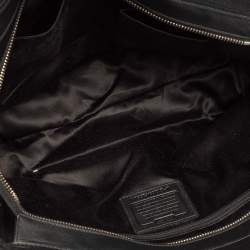 مملوكة مسبقًا حقيبة كتق كوتش "اليكسيس كاريال" جلد و كانفاس أوب أرت أسود 