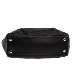 مملوكة مسبقًا حقيبة كتق كوتش "اليكسيس كاريال" جلد و كانفاس أوب أرت أسود 