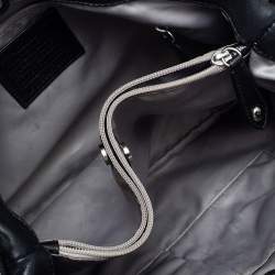 Pre Owned Coach Black Leather Ashley Satchel