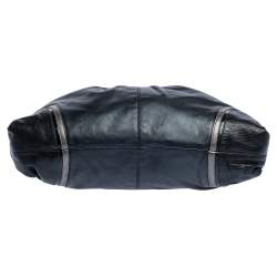 Pre Owned Coach Black Leather Ashley Satchel