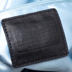 Pre Owned Coach Black Patent Leather Kisslock Satchel