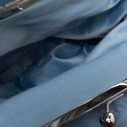 Pre Owned Coach Black Patent Leather Kisslock Satchel