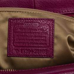 Pre Owned حقيبة كوتش "ماديلين" ساتشيل جلد وردي داكن