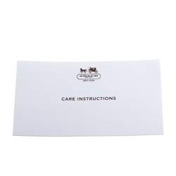 Pre Owned حقيبة كوتش "ميني كريستي كاريال" ساتشيل جلد أزرق كحلي 