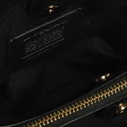 Coach Tri Cololr Signature Coated Canvas and Leather Mini Christie Carryall Bag