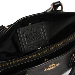 Coach Tri Cololr Signature Coated Canvas and Leather Mini Christie Carryall Bag