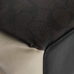 Coach Tri Cololr Signature Coated Canvas and Leather Mini Christie Carryall Bag