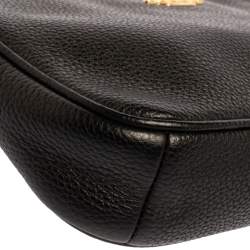 Coach Black Grained Leather Nolita Clutch 