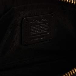 Coach Black Grained Leather Nolita Clutch 