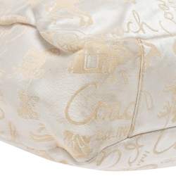 Coach Beige/Tan Horse and Carriage Canvas and Leather Bag