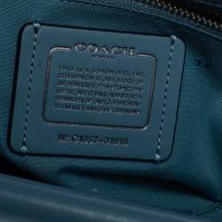 Coach Blue Leather Grace 20 Satchel
