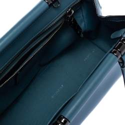 Coach Blue Leather Grace 20 Satchel