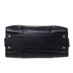 Pre Owned Coach Black Leather Mercer 24 Satchel