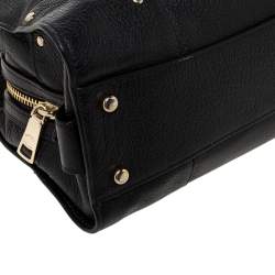 Pre Owned Coach Black Leather Mercer 24 Satchel