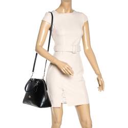 Pre Owned Coach Black Leather Sierra Satchel