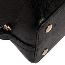 Pre Owned Coach Black Leather Sierra Satchel