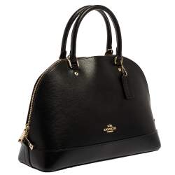 Pre Owned Coach Black Leather Sierra Satchel