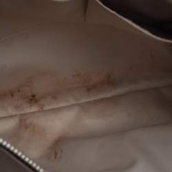 Pre Owned Coach Beige Signature Canvas and Leather Hobo