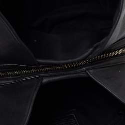 Pre Owned Coach Black Signature Canvas Edie 31 Shoulder Bag