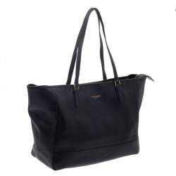 Pre Owned Coach Black Leather City Tote