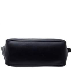 Pre Owned Coach Black Leather City Tote
