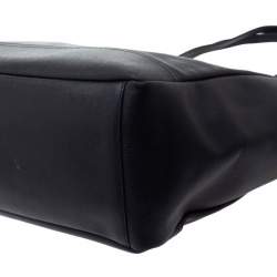 Pre Owned Coach Black Leather City Tote