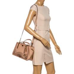 Pre Owned Coach Peach Leather Dreamer Satchel