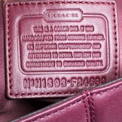 مملوكة مسبقًا Coach Multicolor Leather and Suede Shopper Tote