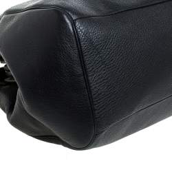 Pre Owned Coach Black Leather Madison Pinnacle Satchel
