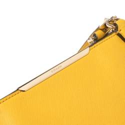 مملوكة مسبقًا حقيبة يد كوتش بارك مترو جلد صفراء