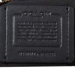 Pre Owned Coach Brown Signature Coated Canvas Crossbody Bag