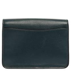 Pre Owned Coach Blue Leather and Suede Bowery Crossbody Bag