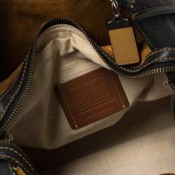 Pre Owned Coach Black Leather Rogue 1941 Bag