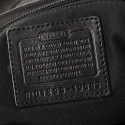 Pre Owned Coach Black Leather Legacy Tassel Hobo